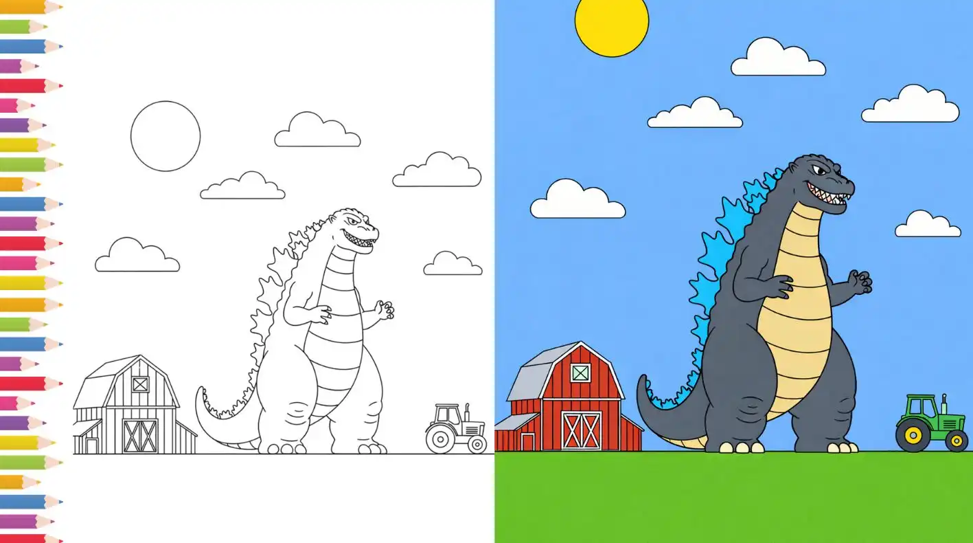 60 Epic Godzilla Coloring Pages to Print (Free Monster Fun)