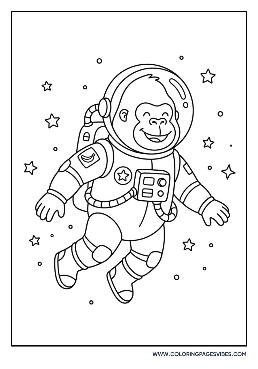 Gorilla Astronaut