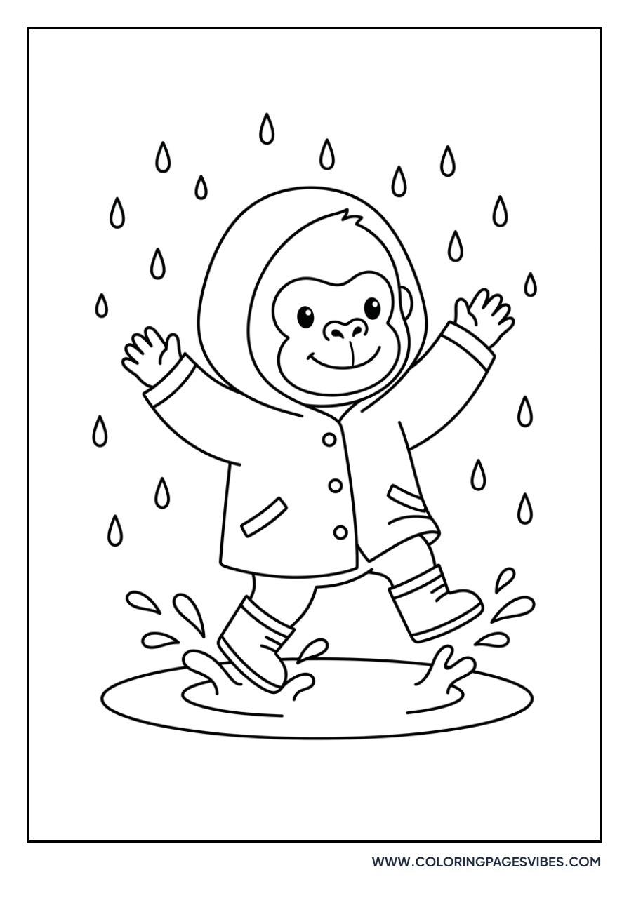 Gorilla in a Raincoat