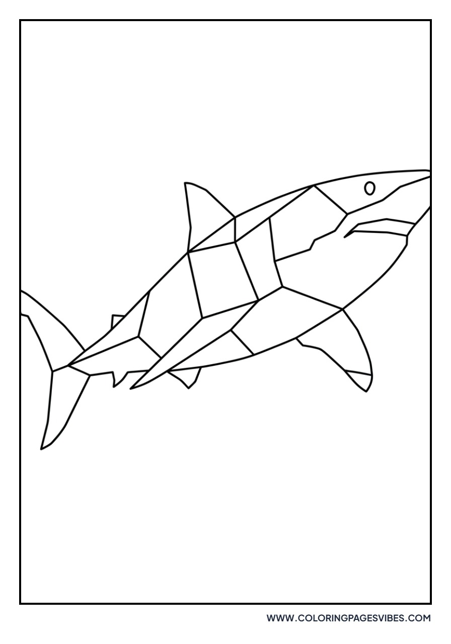 Great White Shark Mosaic