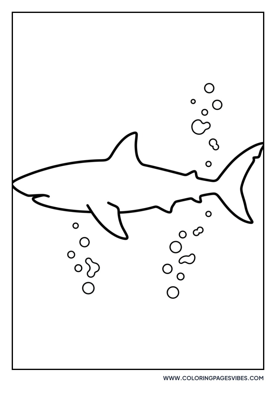 Great White Shark Silhouette