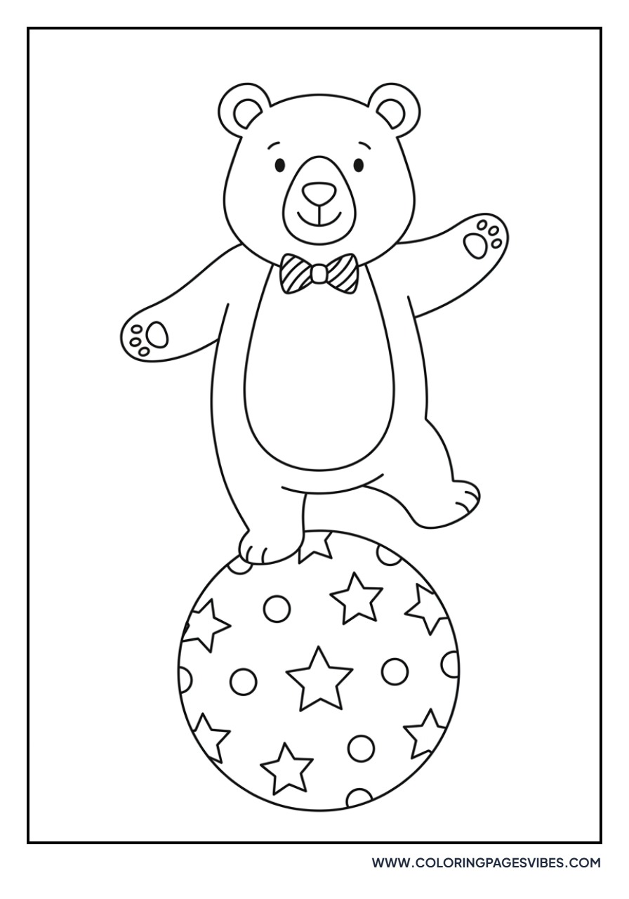Circus Grizzly Bear