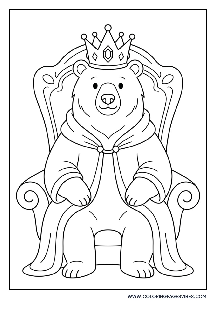 Grizzly Bear as a King