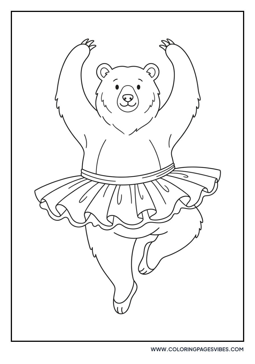 Grizzly Bear Ballet Dancer