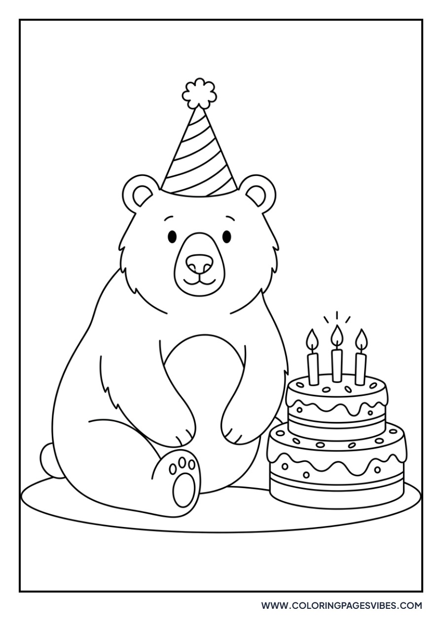 Grizzly Bear Birthday Party