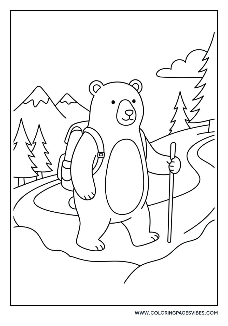 Grizzly Bear Hiking