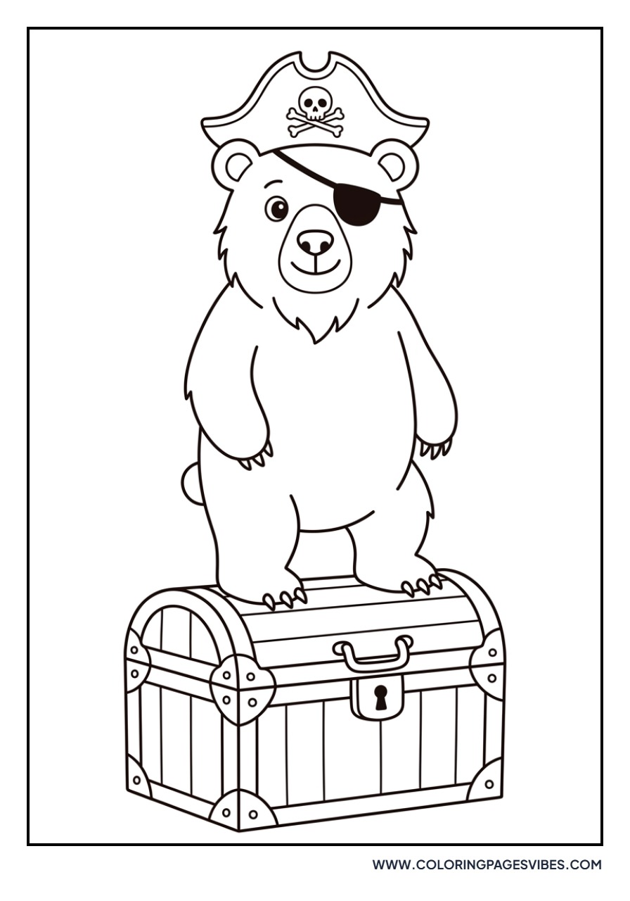 Grizzly Bear Pirate
