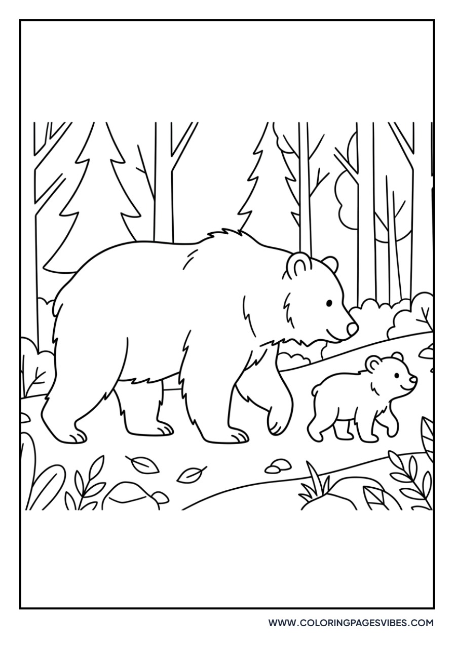Mama and Baby Grizzly