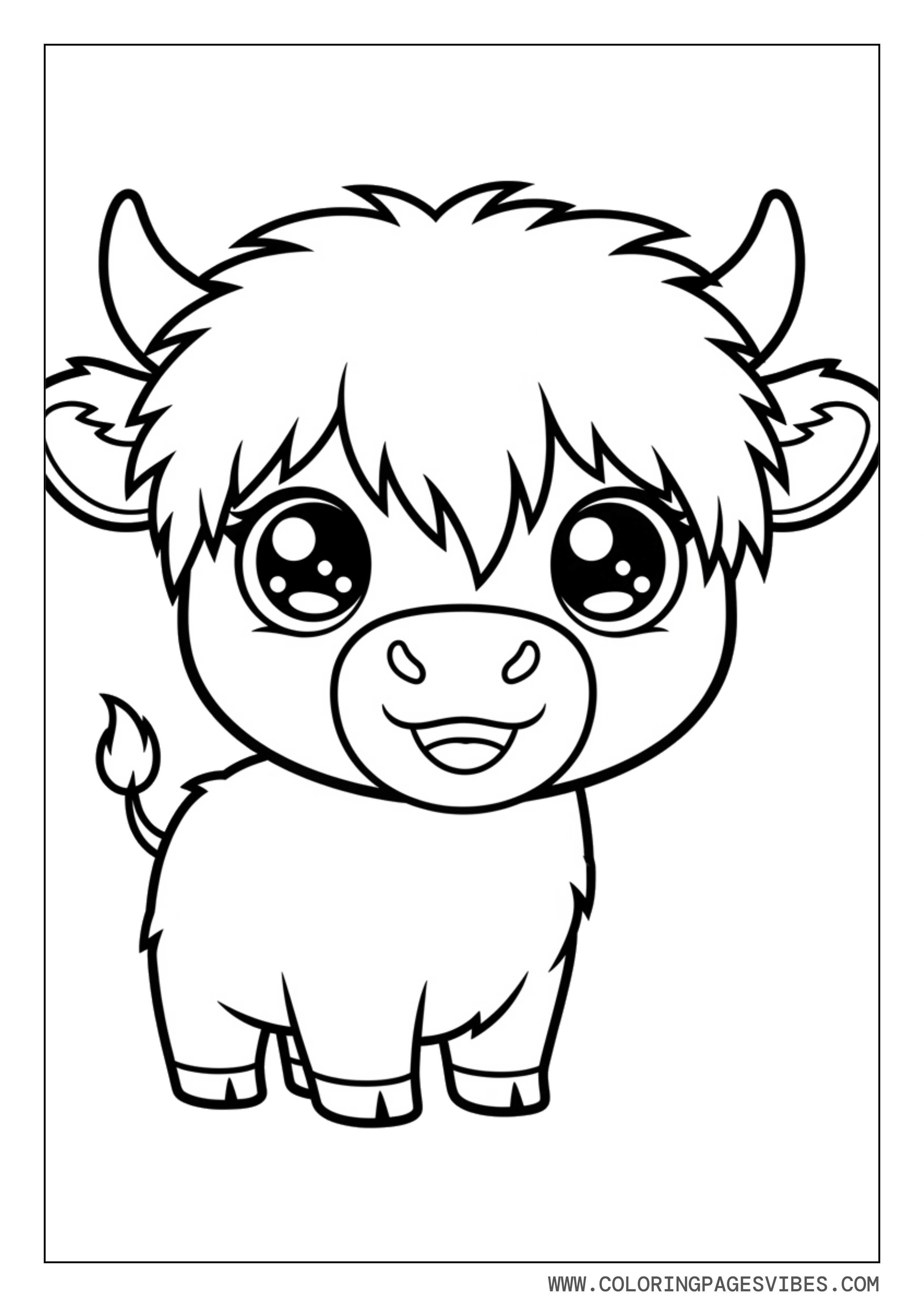 Chibi Highland Cow