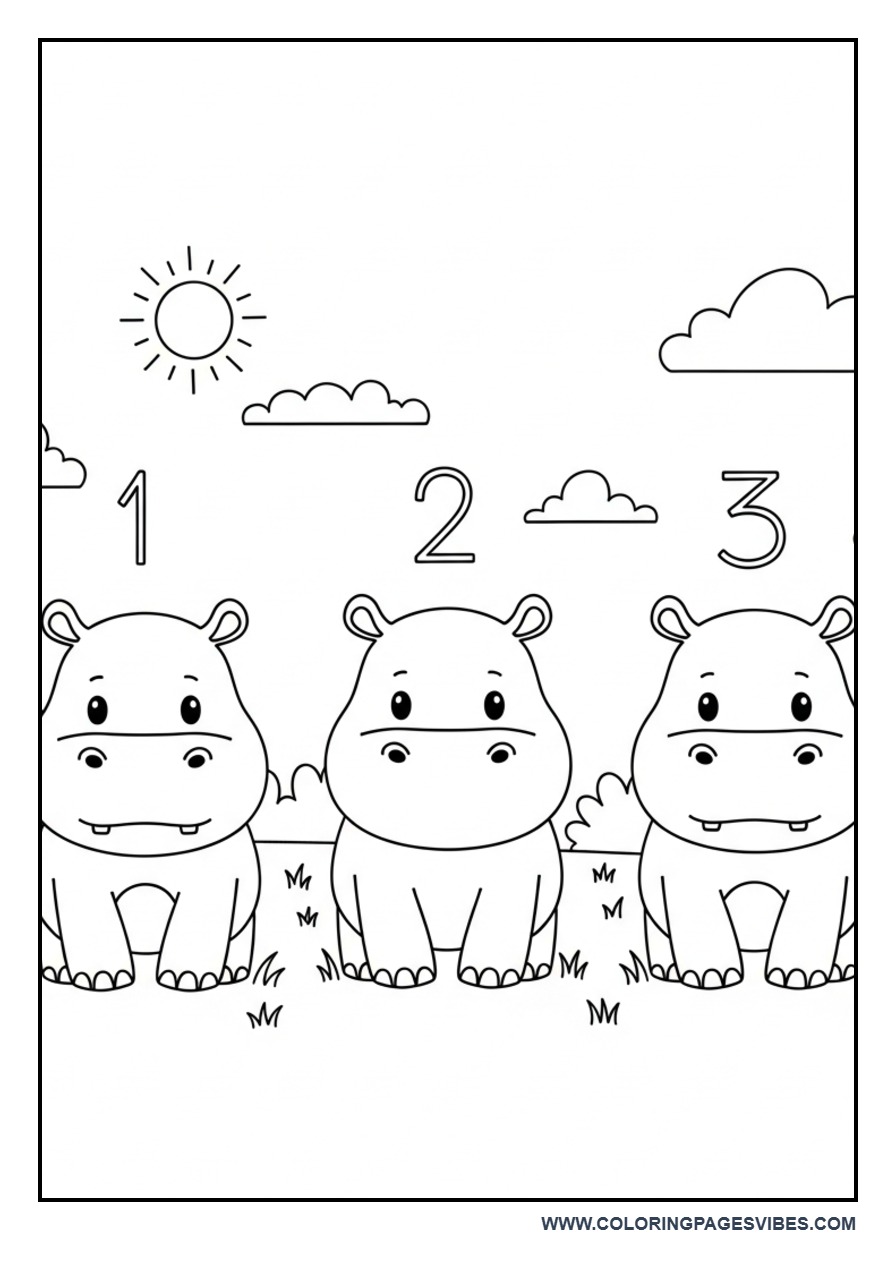 Count the Hippos Page