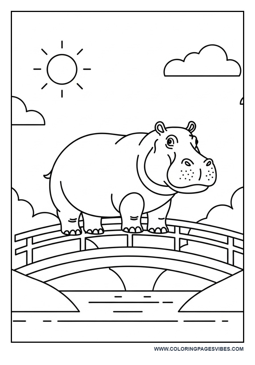 Hippo on Simple Bridge