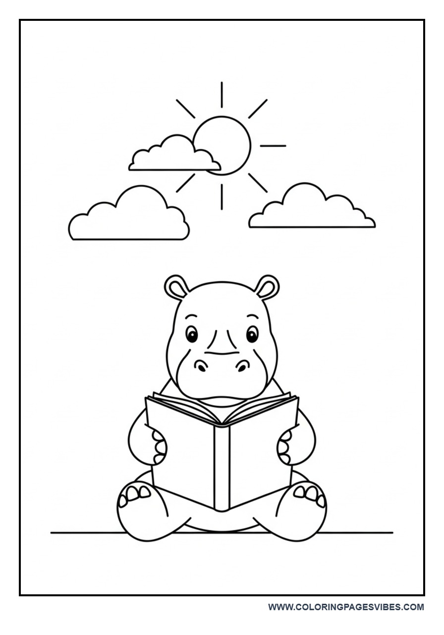 Hippo Reading Book