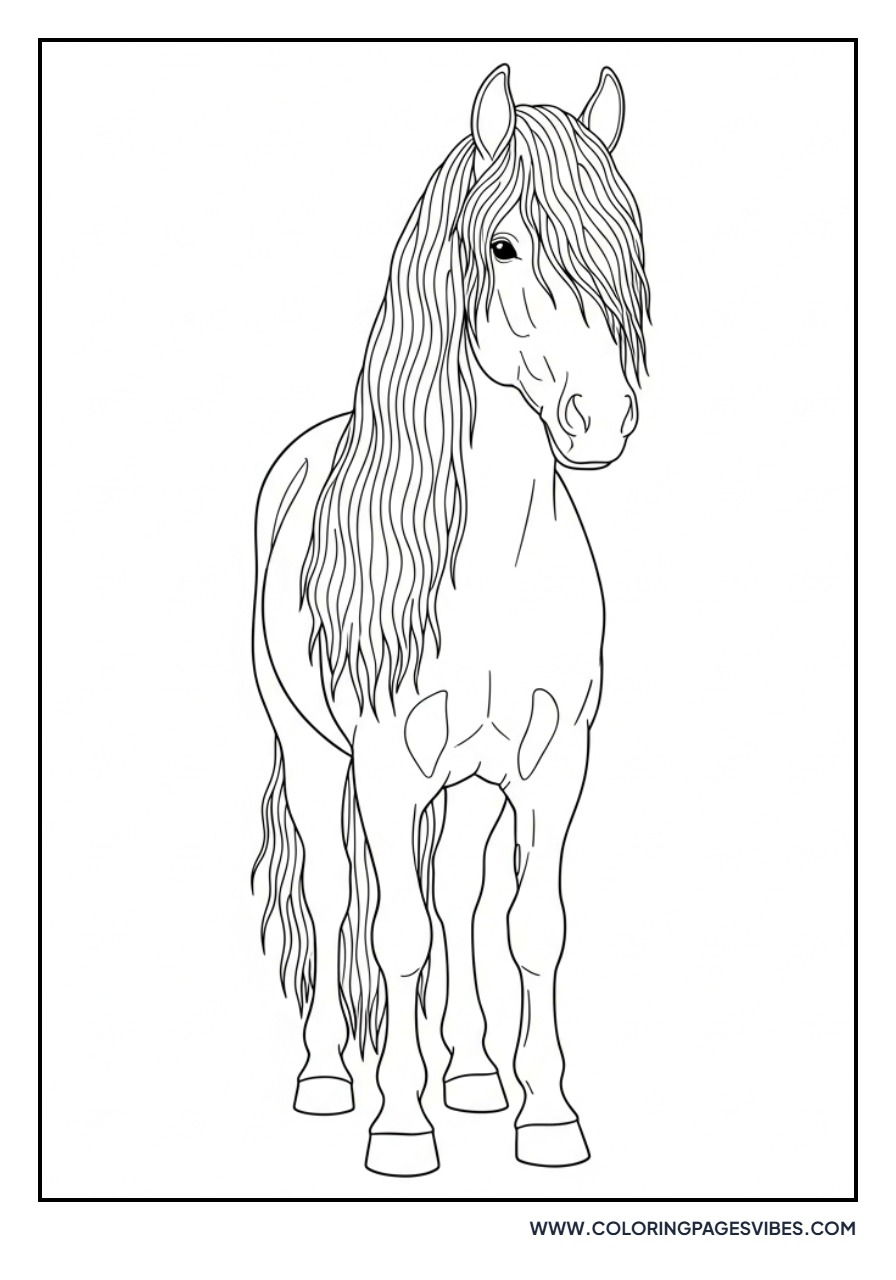 Frisian Horse Elegant
