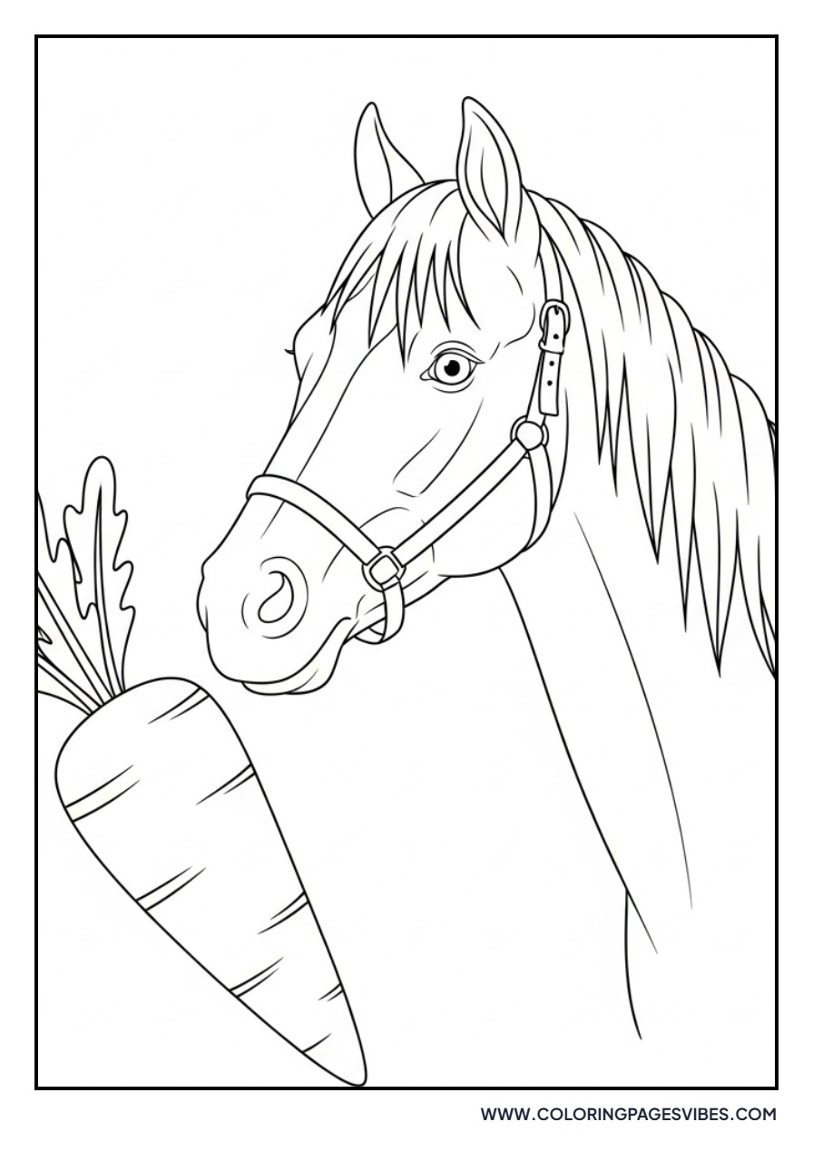 Horse and Carrot Snacking