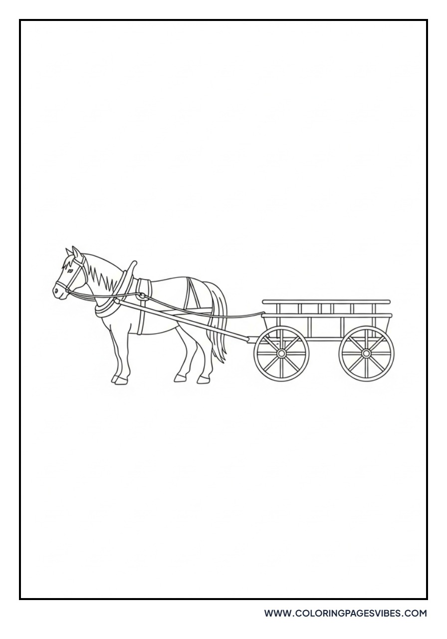 Horse and Wagon