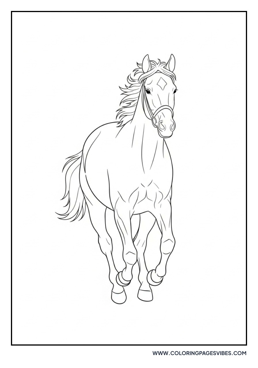 Horse at Full Gallop