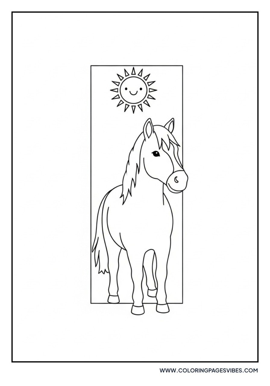 Horse in the Sunshine