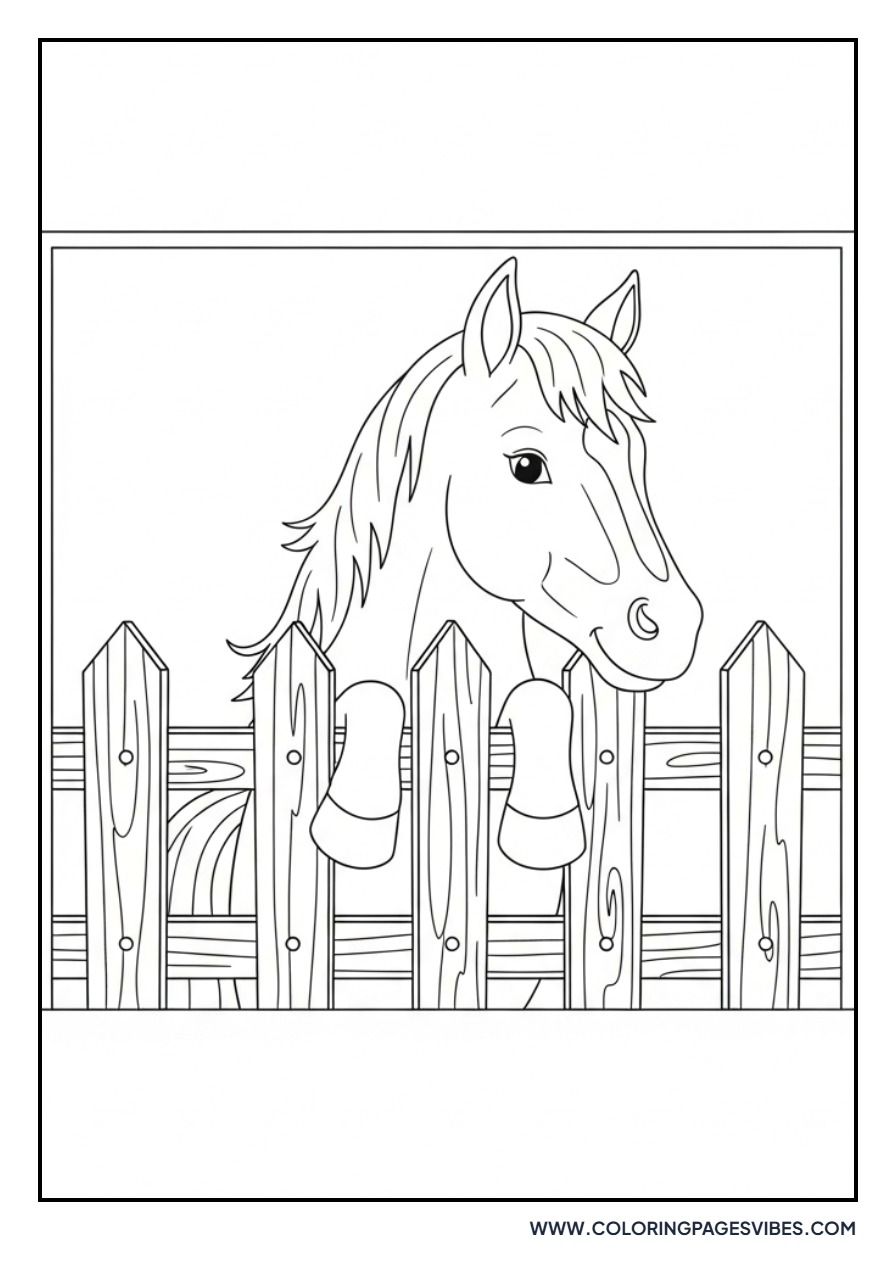 Horse Peek-a-Boo
