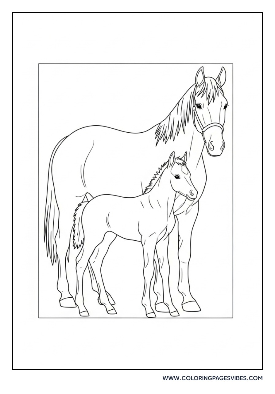 Mare and Foal Pair