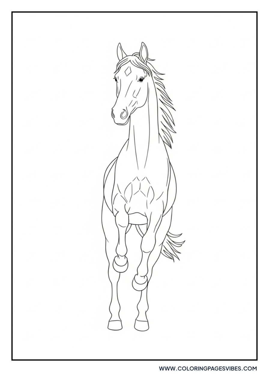 Prancing Show Horse