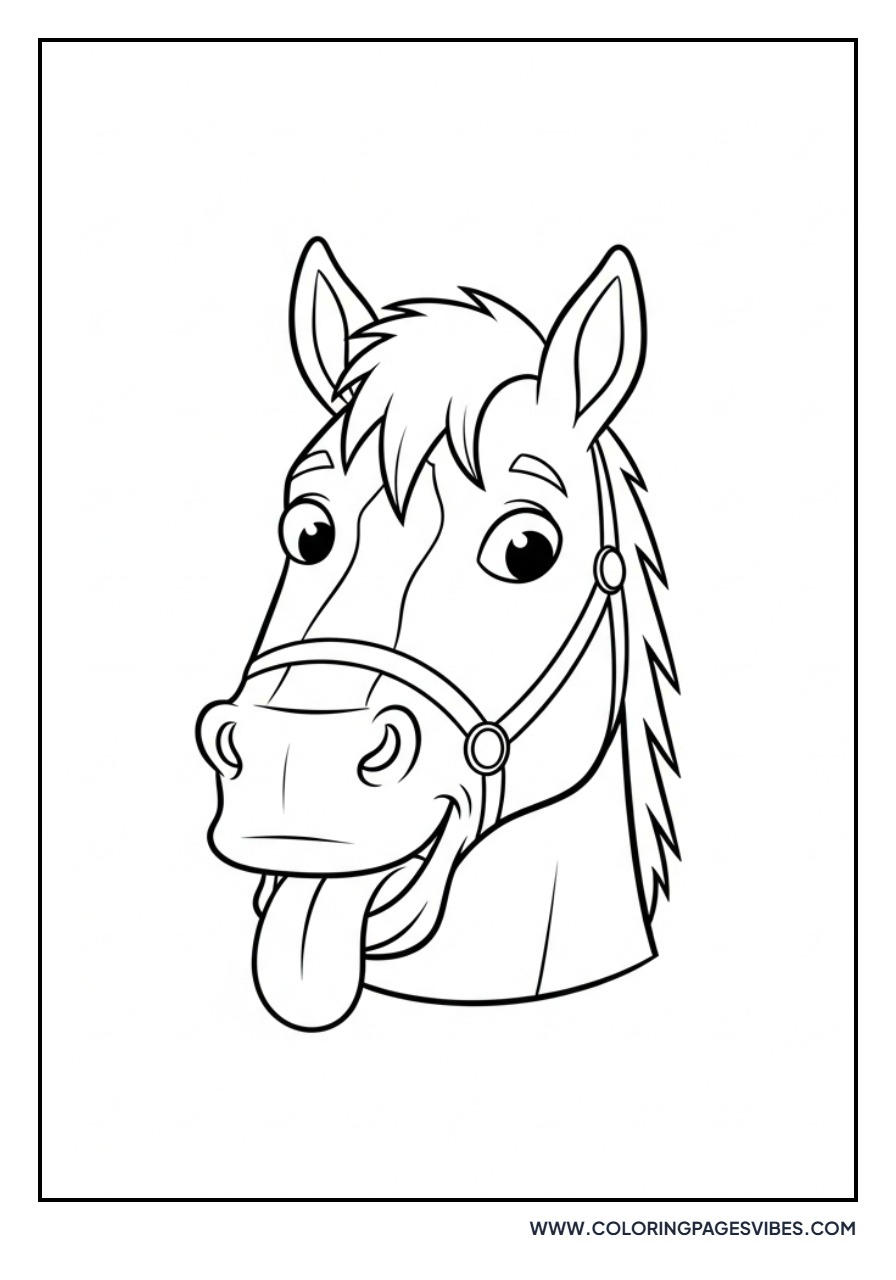 Silly Horse Tongue
