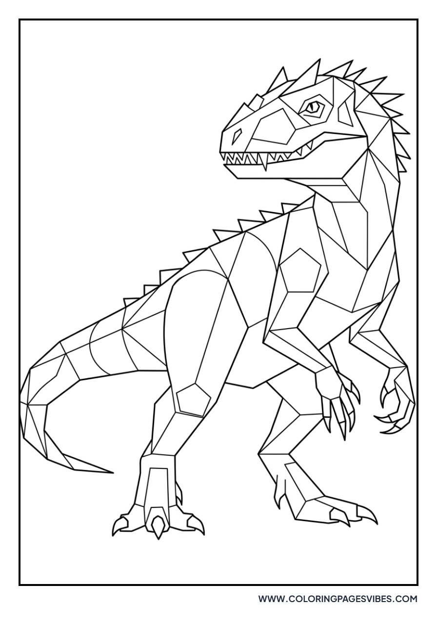 Abstract Art Indominus Rex