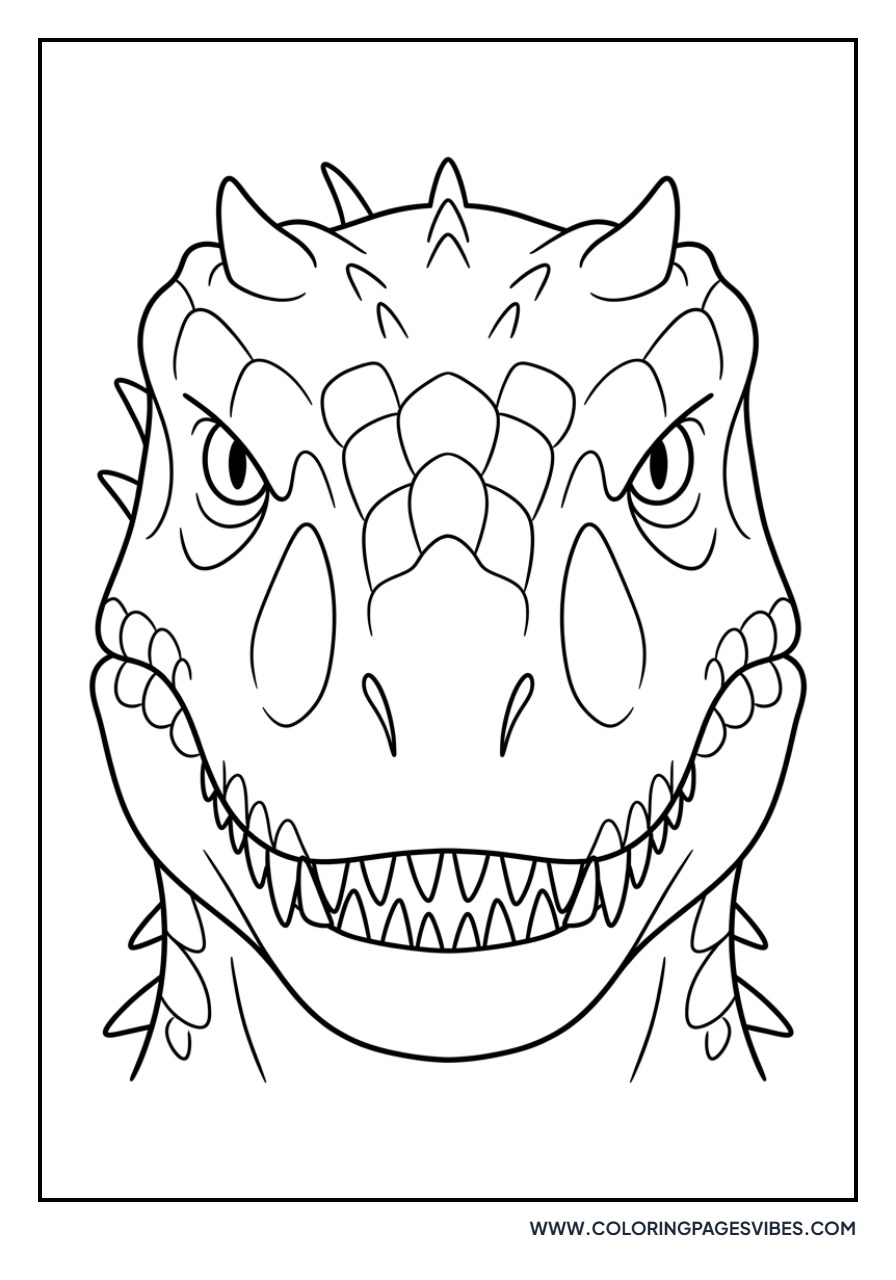 Angry Indominus Rex Face
