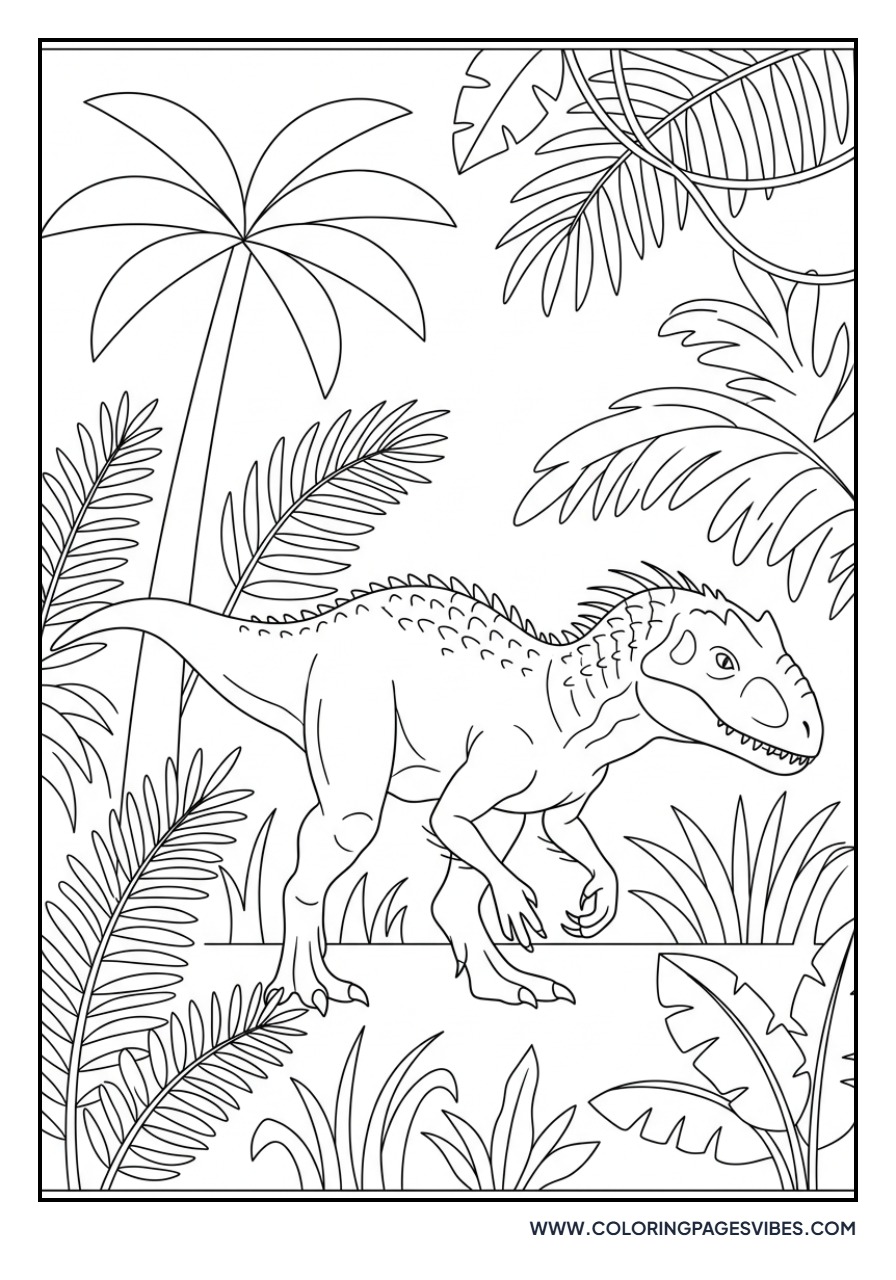 Indominus Rex in Deep Jungle