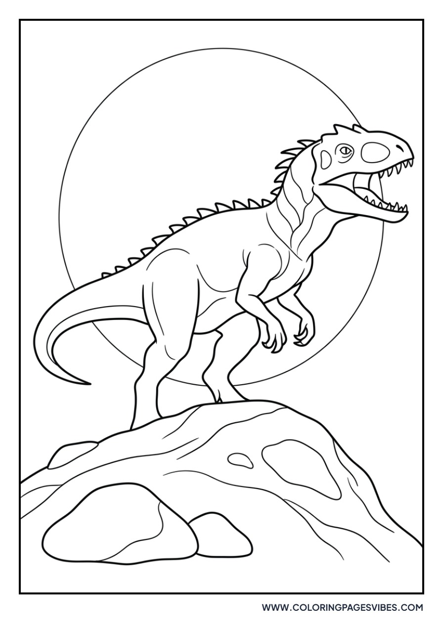Indominus Rex under Moonlight