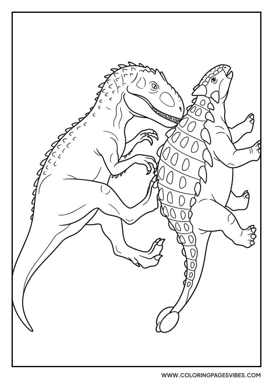 Indominus Rex vs Ankylosaurus