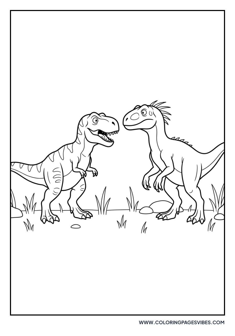 Indominus Rex vs Tyrannosaurus Rex