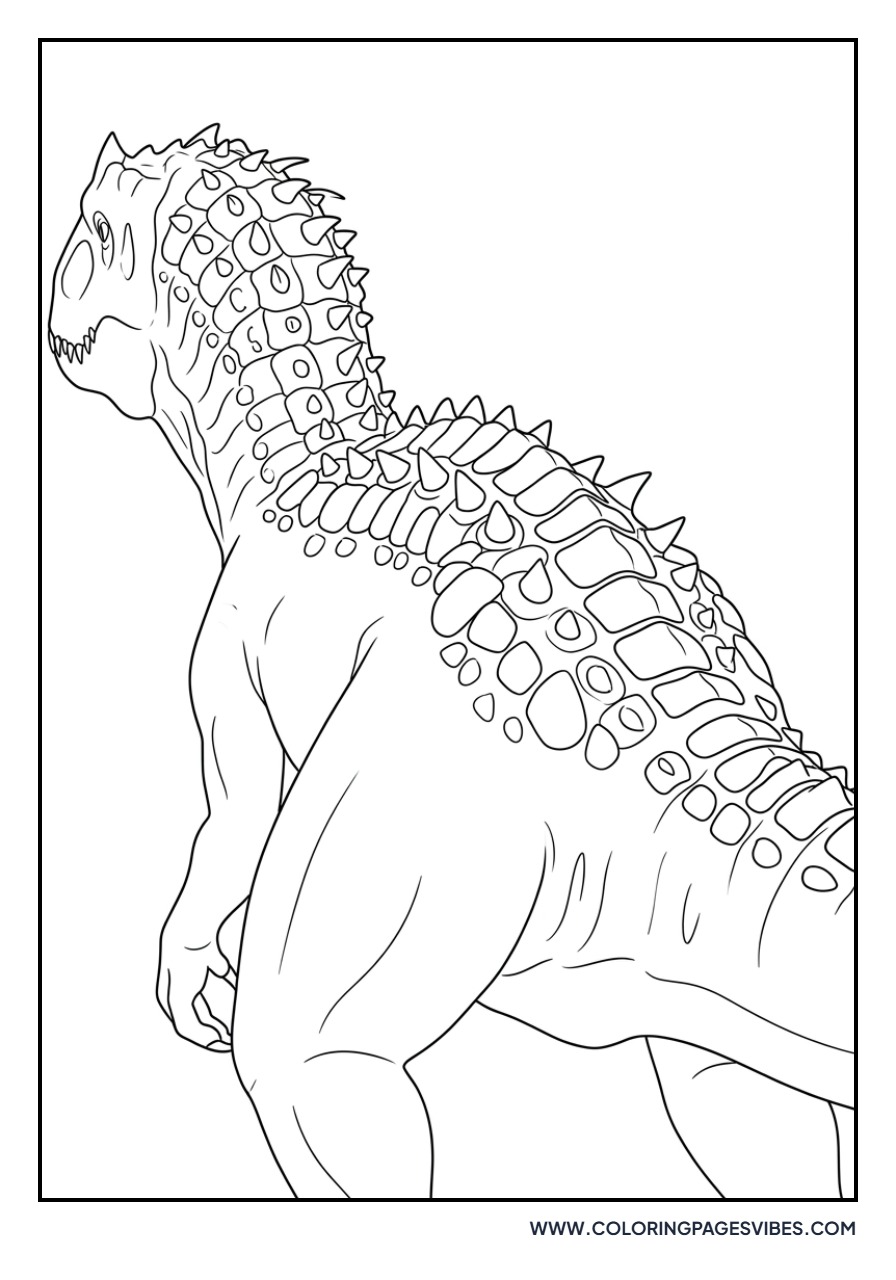Indominus Rex with Spiky Back