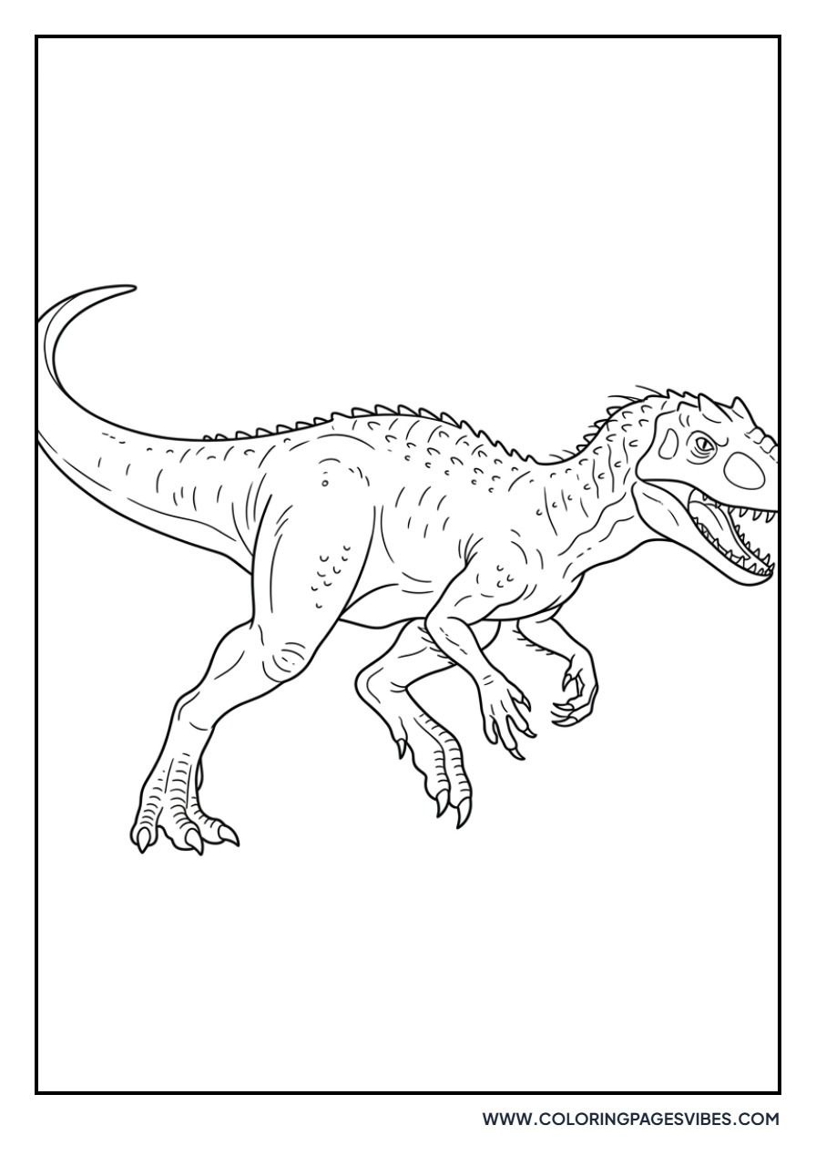 Running Indominus Rex
