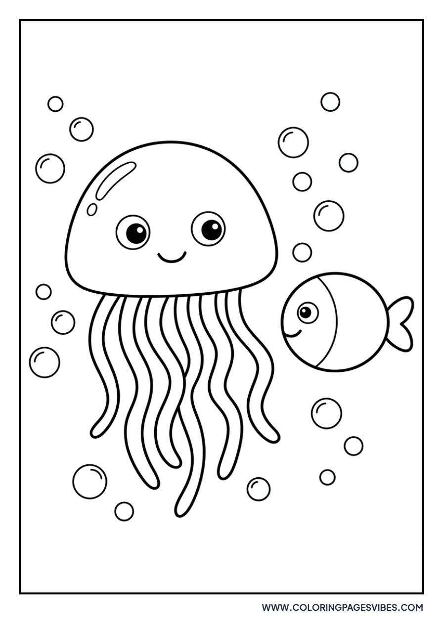 Jellyfish and Little Fishy