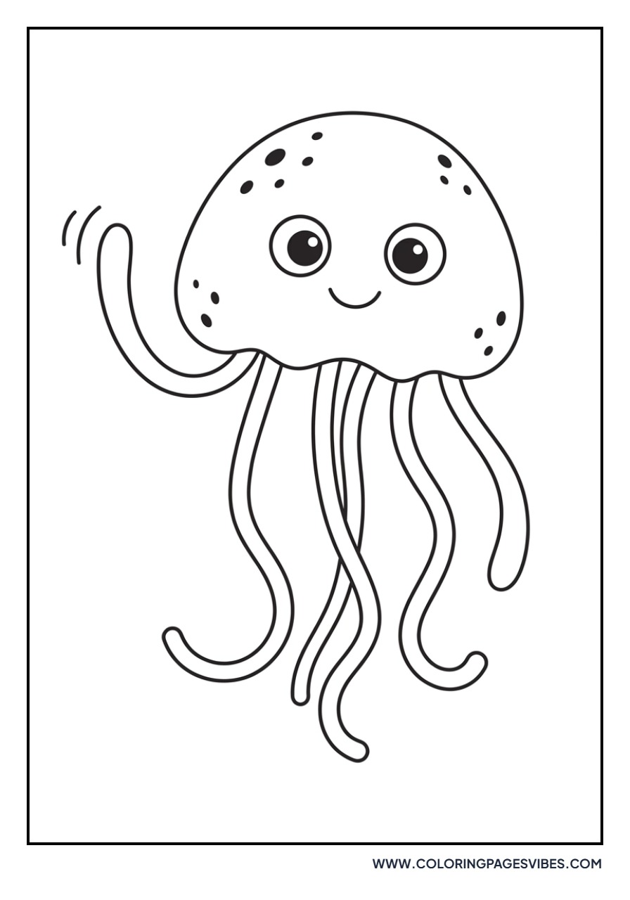 Jellyfish Waving Hello