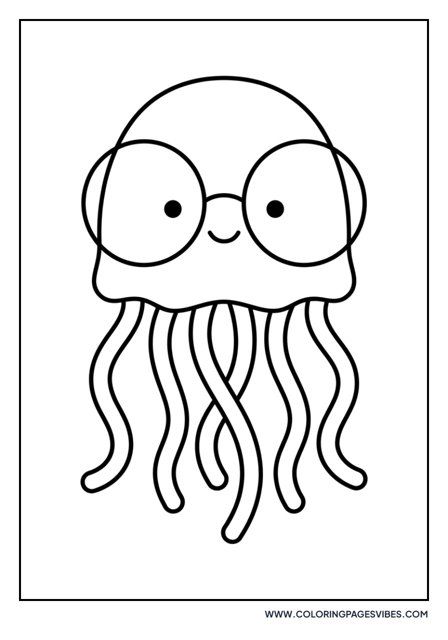 Jellyfish Wearing Glasses