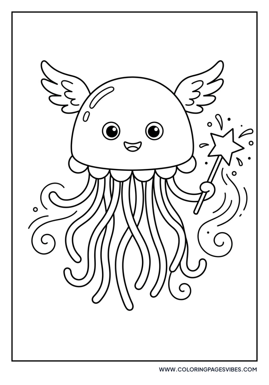 Jellyfish with a Magic Wand