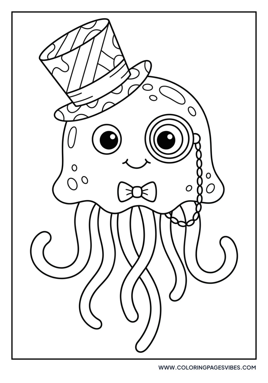Jellyfish with a Top Hat