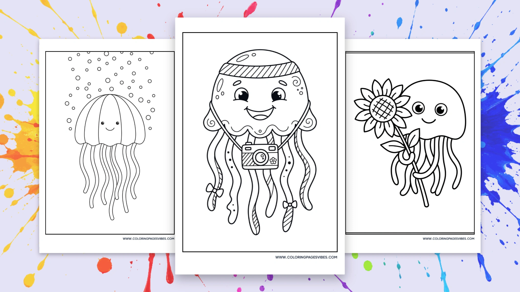 60+ Jellyfish Coloring Pages (Free PDF Printables)