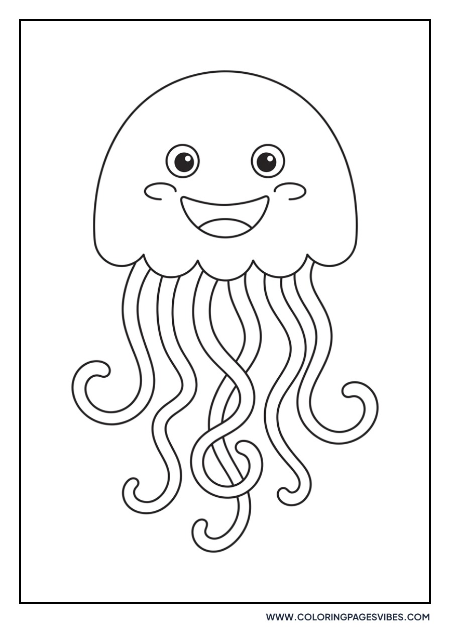 Simple Jellyfish with a Big Smile