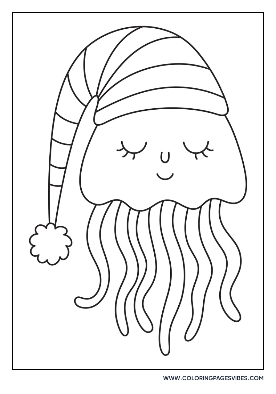 Sleepy Jellyfish with a Nightcap