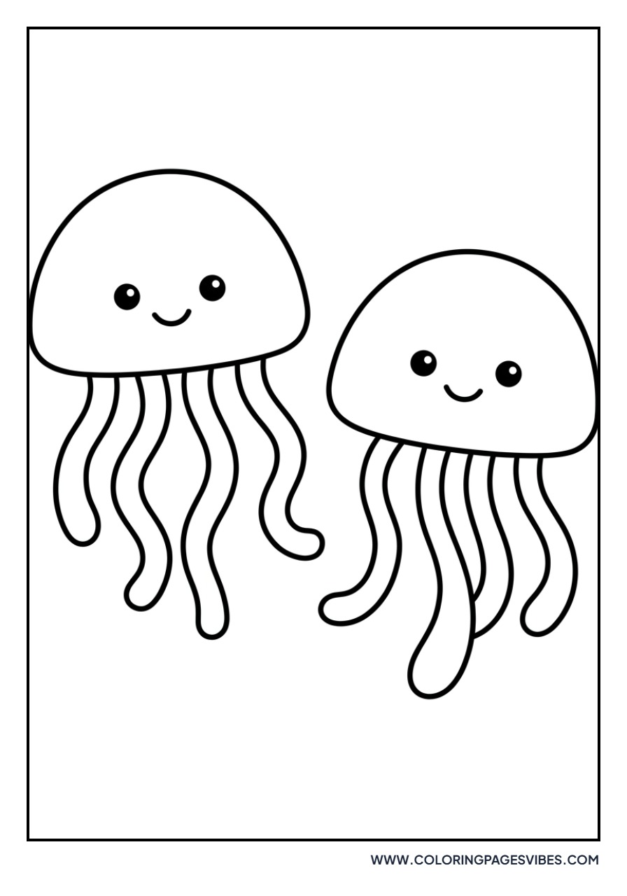 Twin Jellyfish Friends