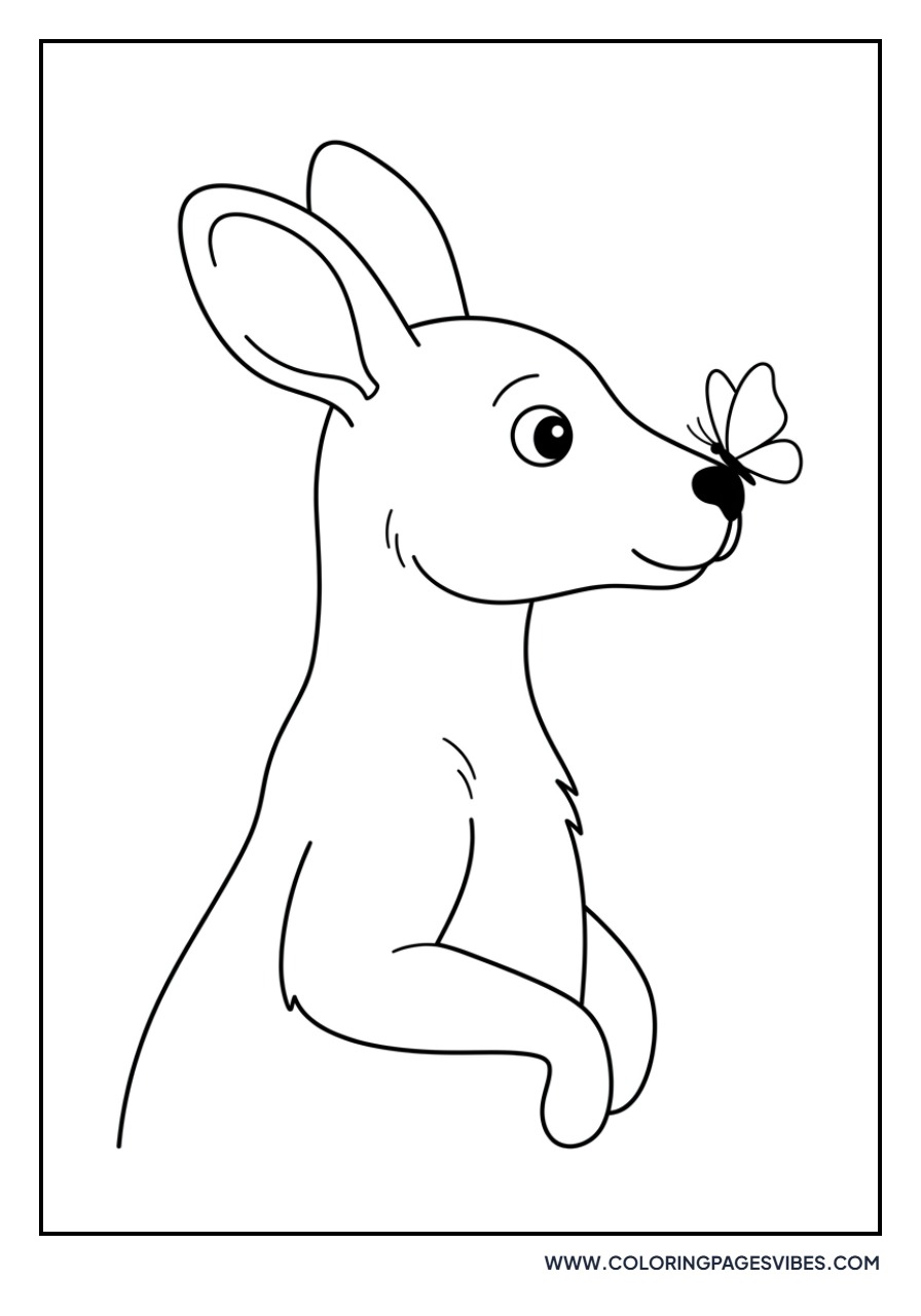 Kangaroo and Butterfly