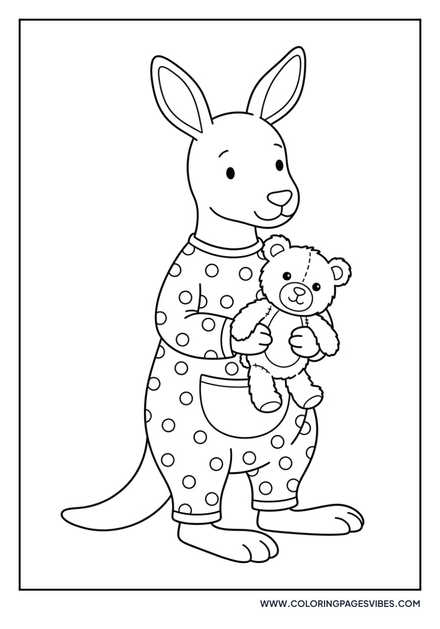 Kangaroo in a Pajama