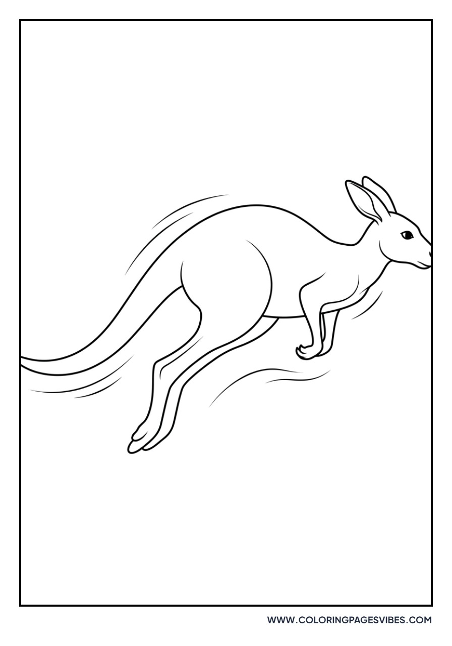 Kangaroo Running Fast