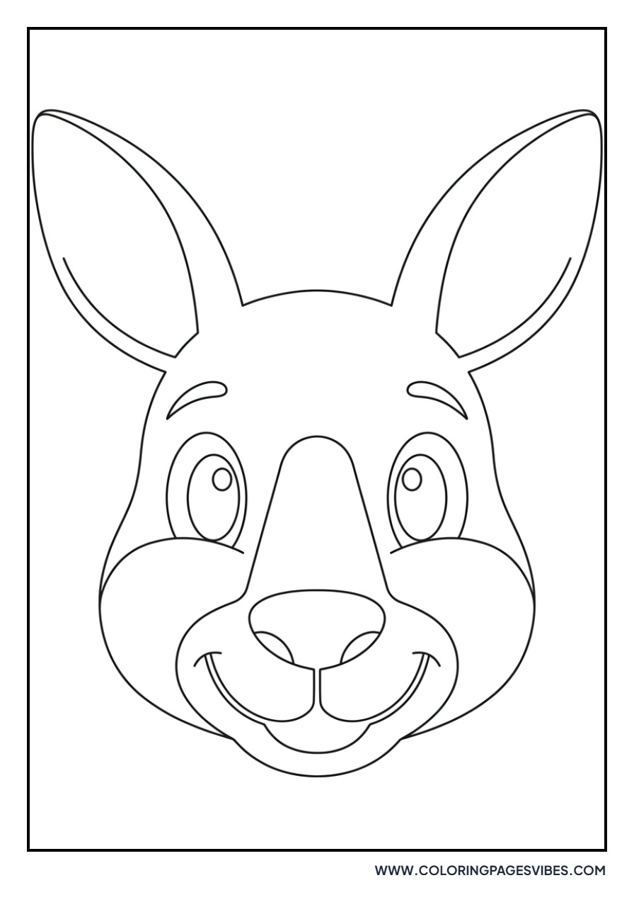 Kangaroo with a Big Smile