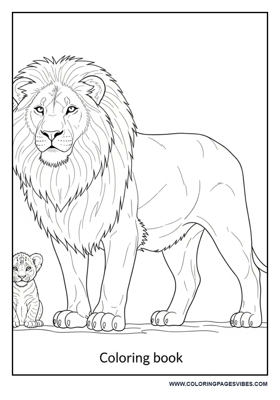 Big vs Small Lion Comparison