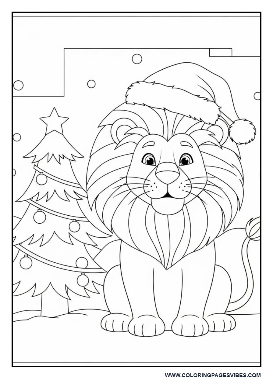 Christmas Lion