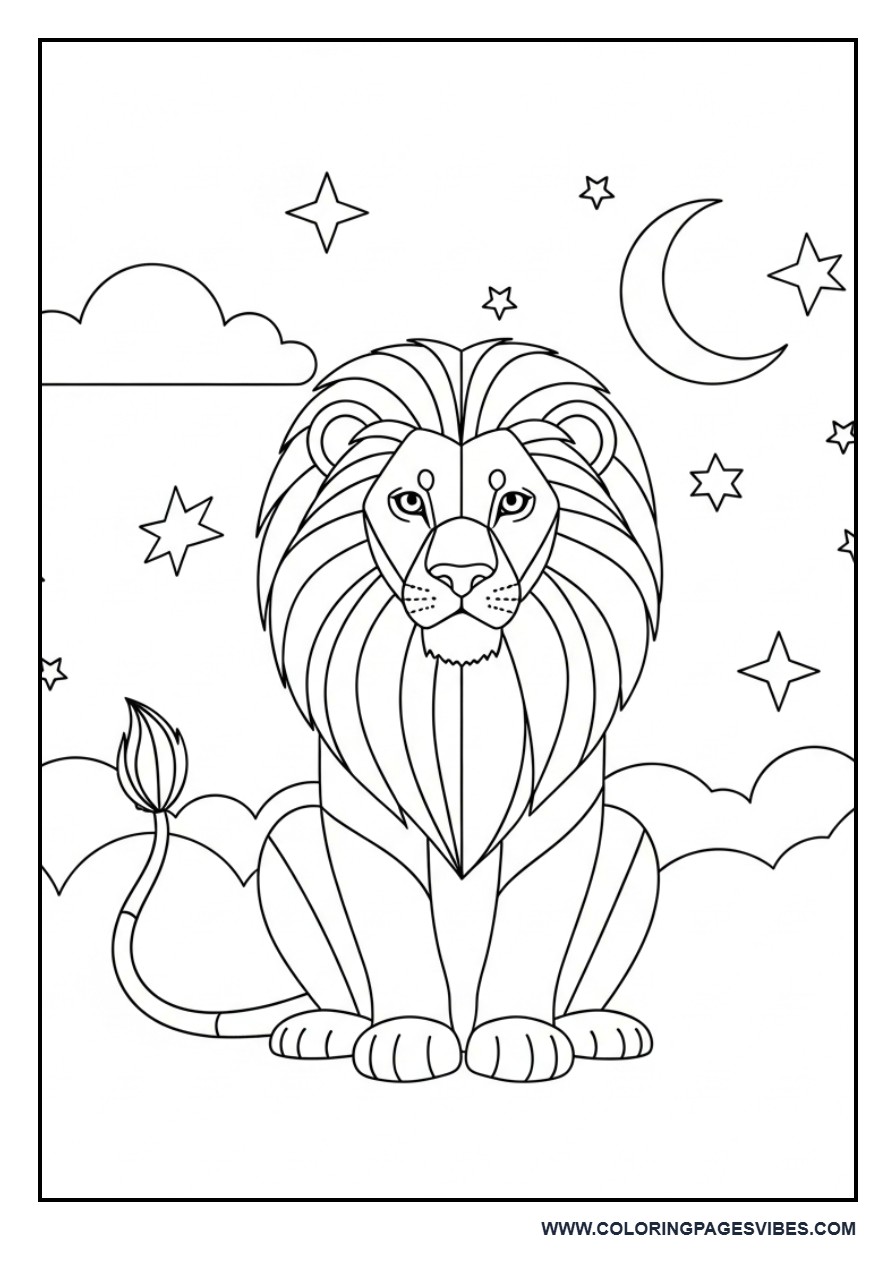 Galaxy Lion Design