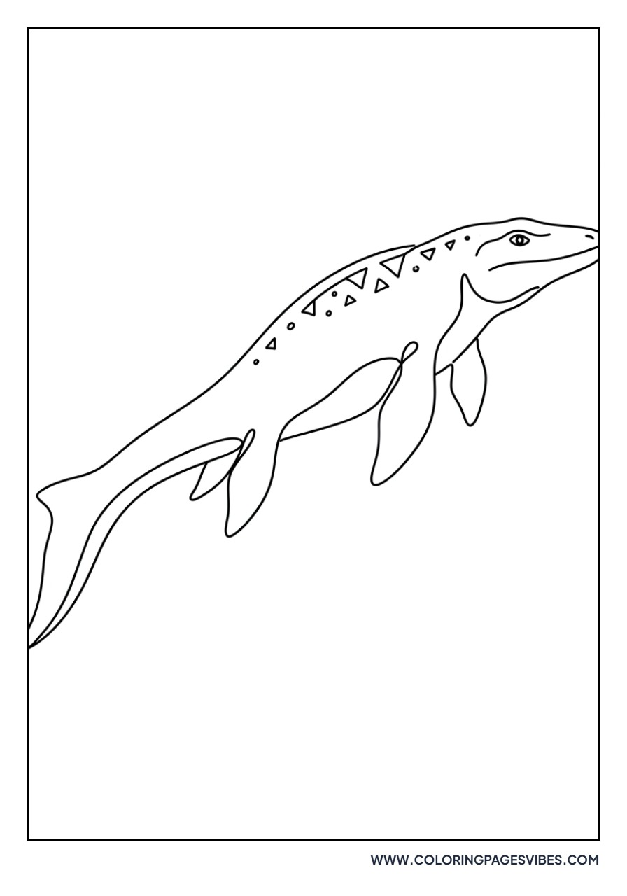 Mosasaurus Cave Painting